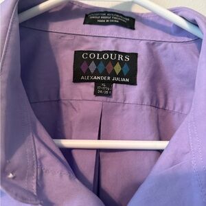 Alexander Julian Purple Dress Shirt